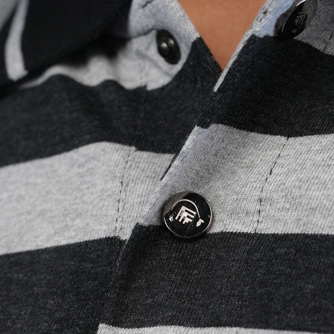 T-SHIRT POLO STRIPES - OZONECO.IN