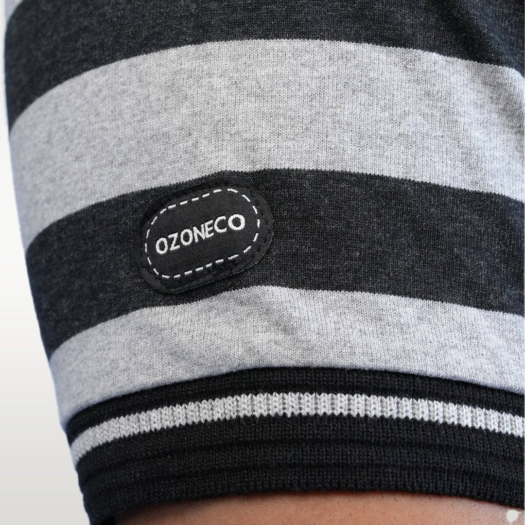 T-SHIRT POLO STRIPES - OZONECO.IN
