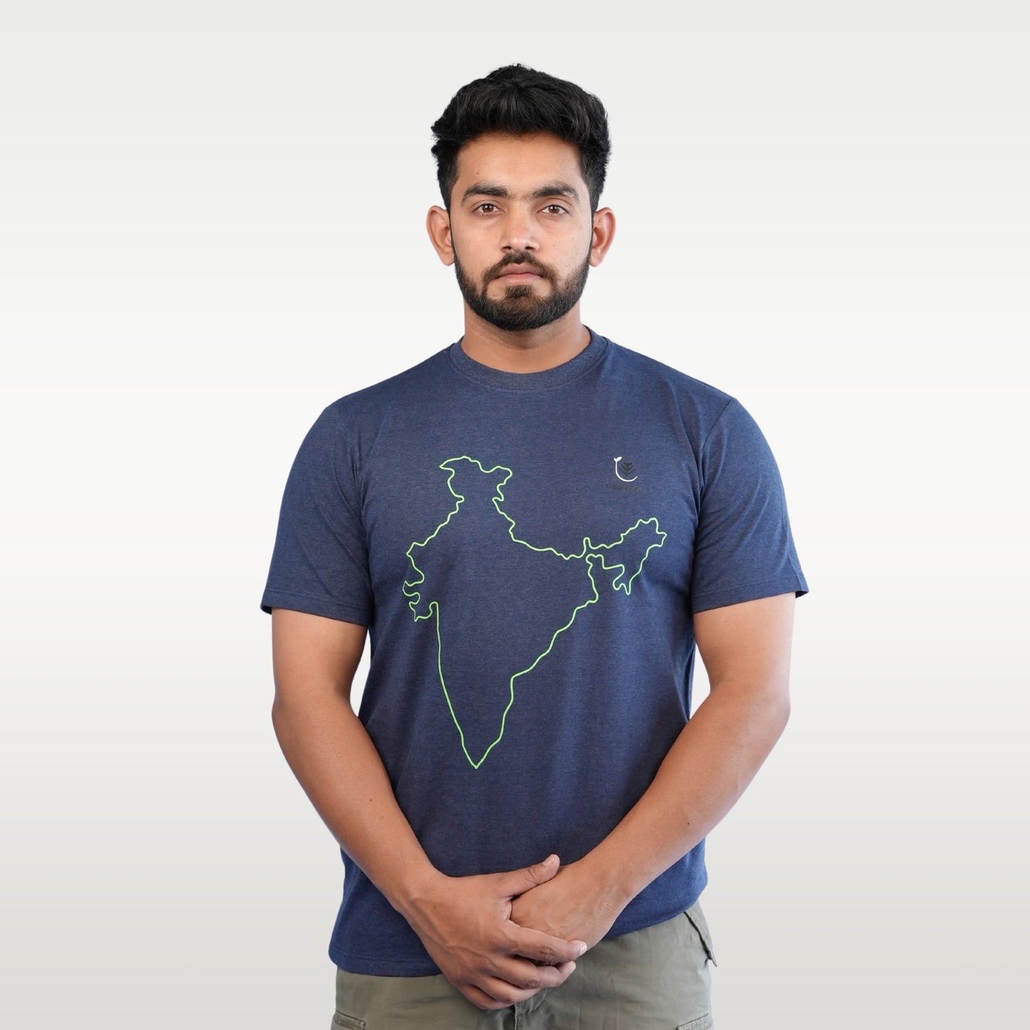 NAVY MELANGE