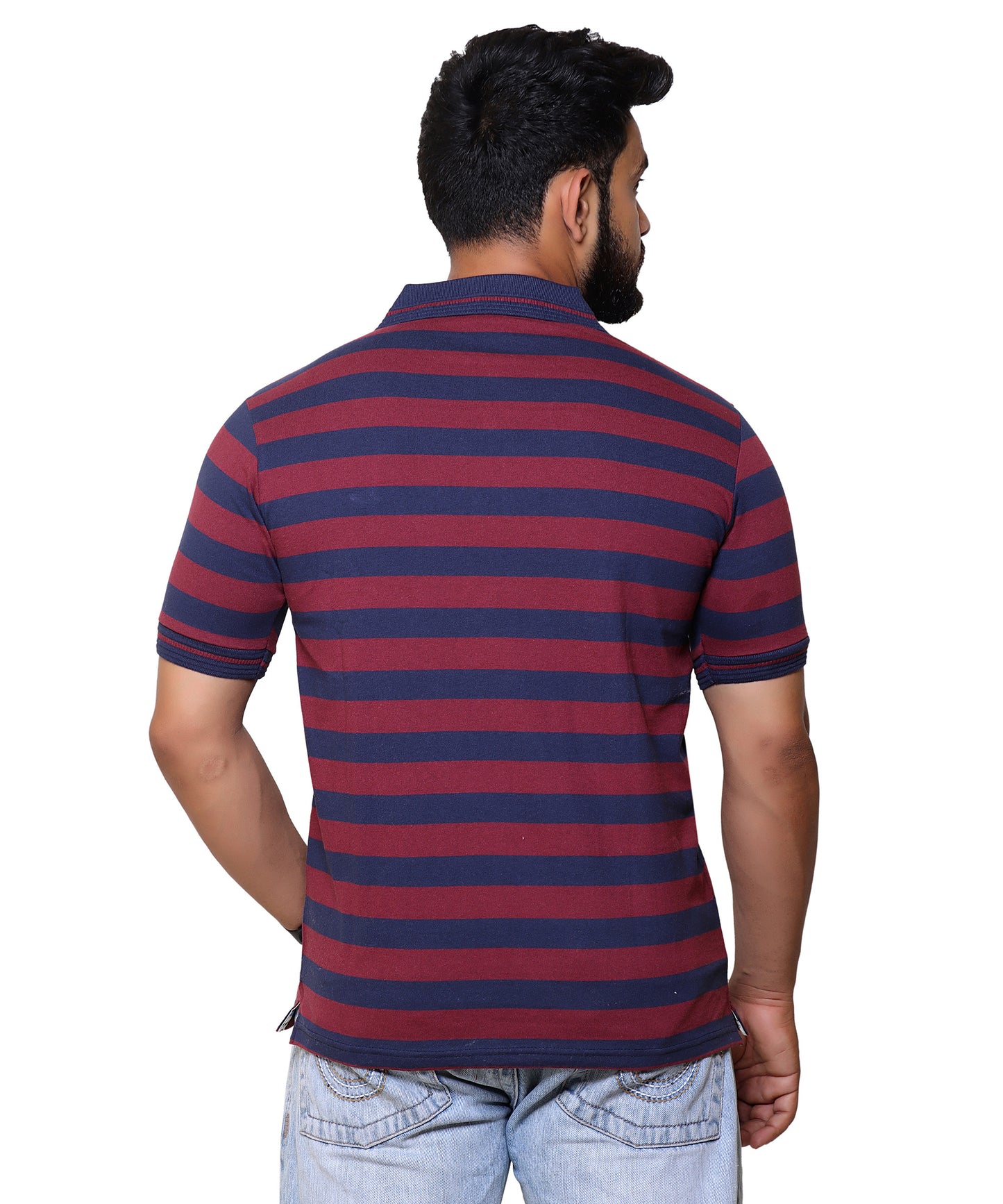 T-SHIRT POLO STRIPES - OZONECO.IN