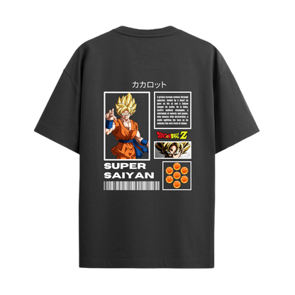 DRAGON BALL Z SAIYAN SURGE OVERSIZE T-SHIRT - OZONECO.IN