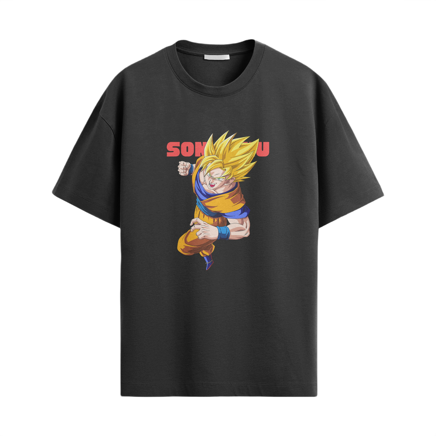 DRAGON BALL Z SAIYAN SURGE OVERSIZE T-SHIRT - OZONECO.IN