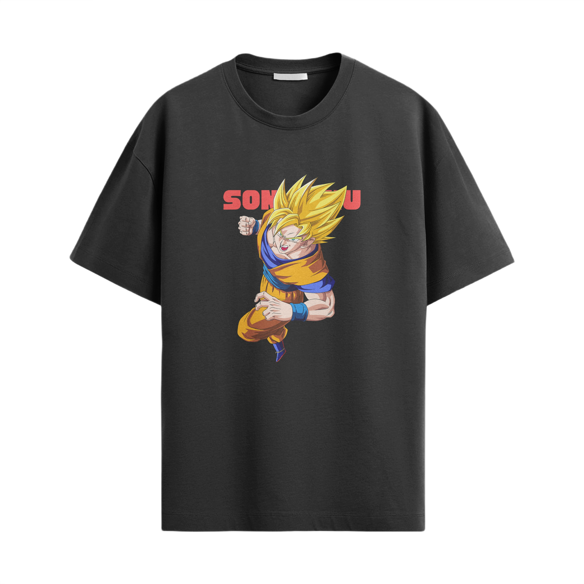 DRAGON BALL Z SAIYAN SURGE OVERSIZE T-SHIRT - OZONECO.IN