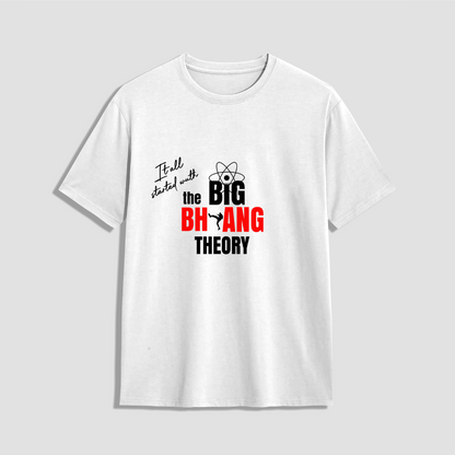 T-SHIRT ROUND NECK (BIG BHANG THEORY) - OZONECO.IN