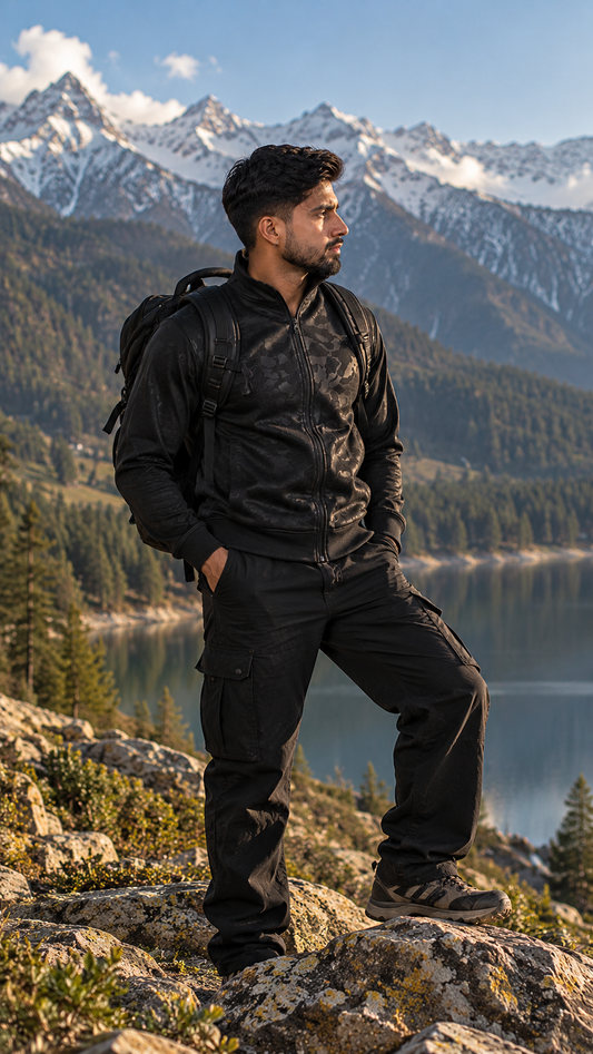 EMBOSE BOMBER JACKET - OZONECO.IN